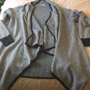 Black & White Handkerchief Cardigan